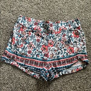Express Summer Floral Shorts